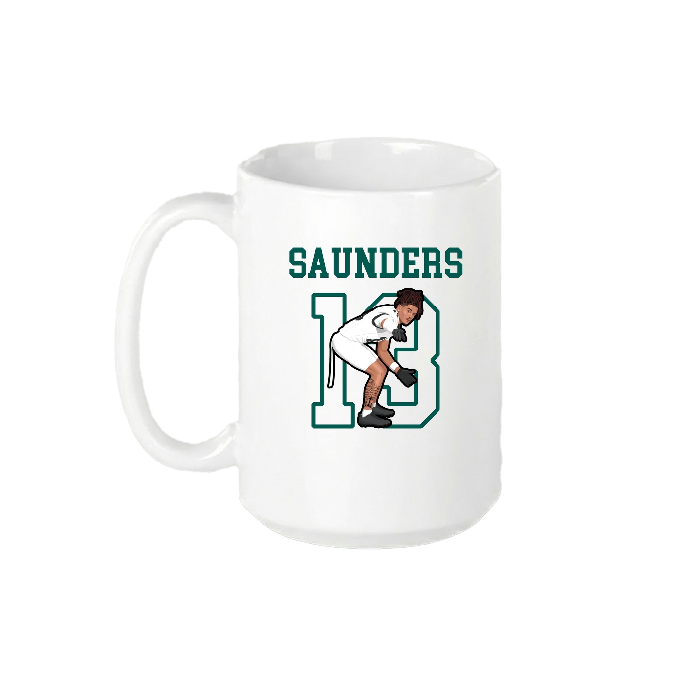 15oz Coffee Mug — Shirsey in White