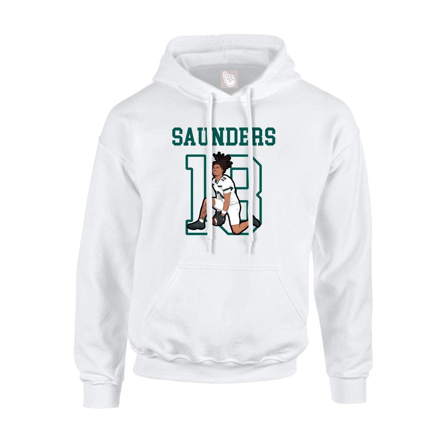 Youth Hoodie — Shirsey in White