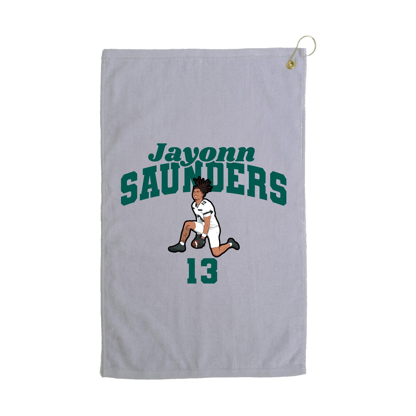 Golf Towel — Signature Arch in Grey