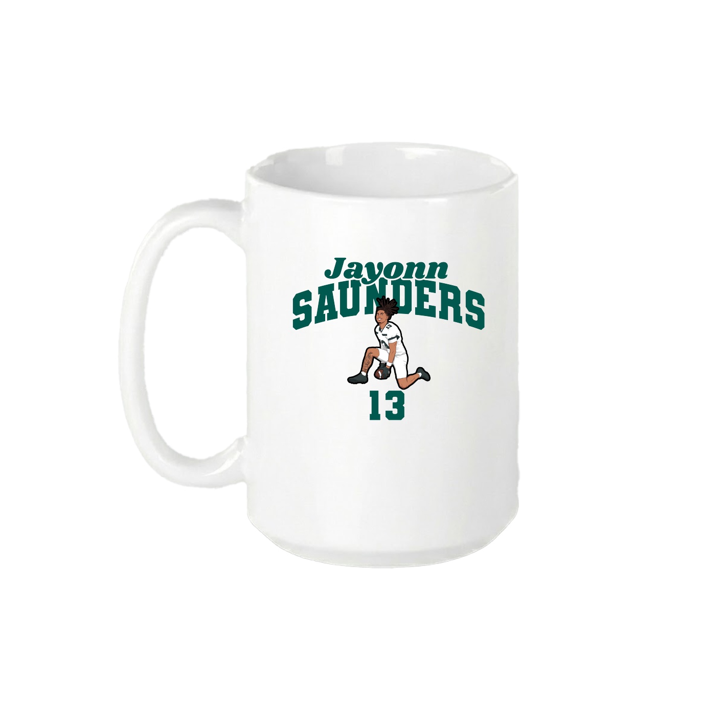 15oz Coffee Mug — Signature Arch in White