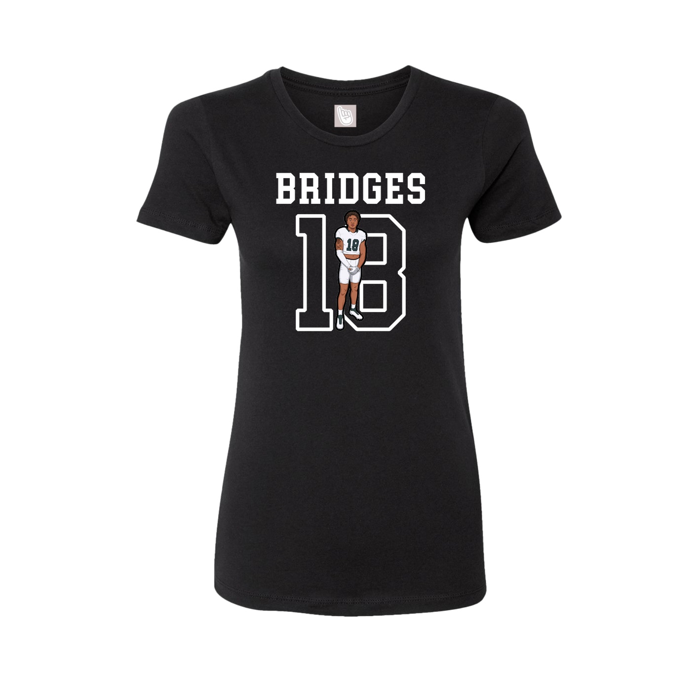 Fitted Women's Tee — Shirsey in Black