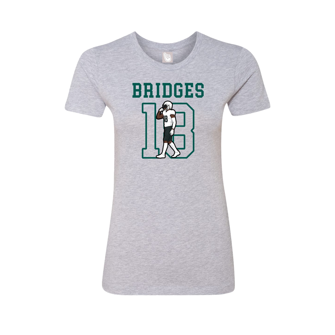 Fitted Women's Tee — Shirsey in Grey
