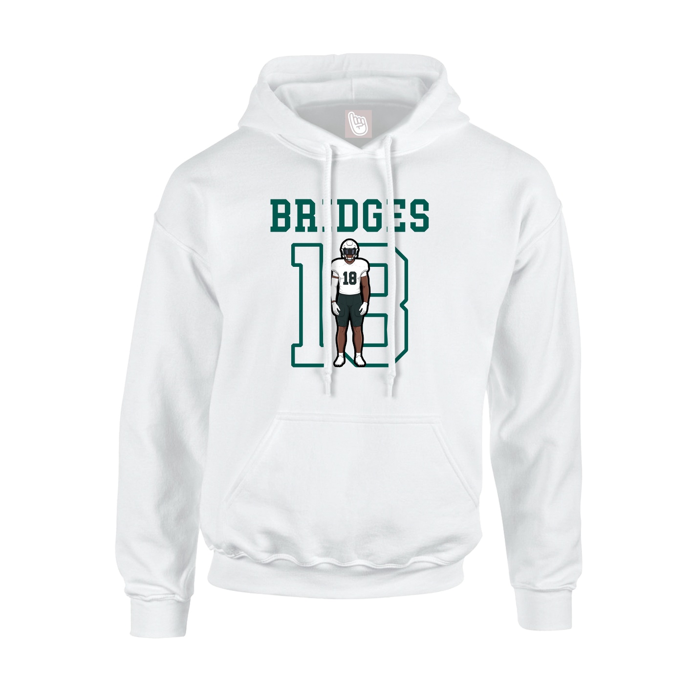 Youth Hoodie — Shirsey in White