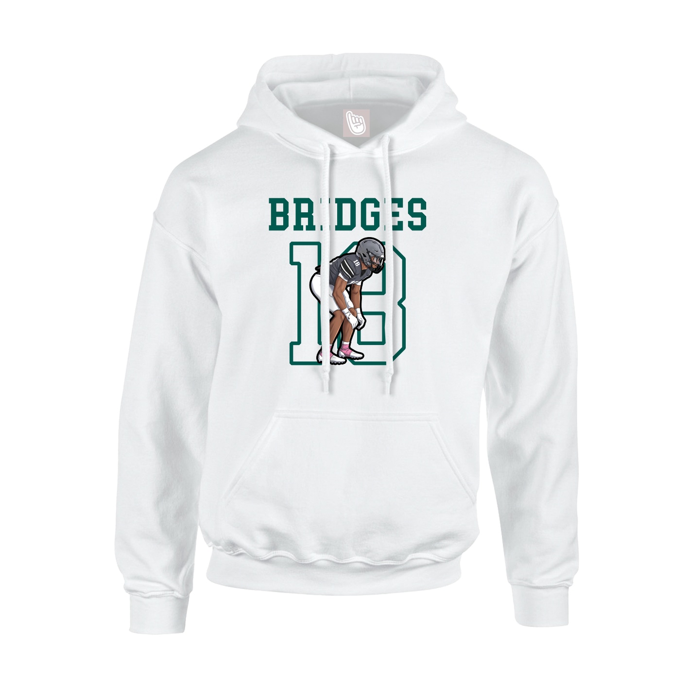 Hoodie — Shirsey in White