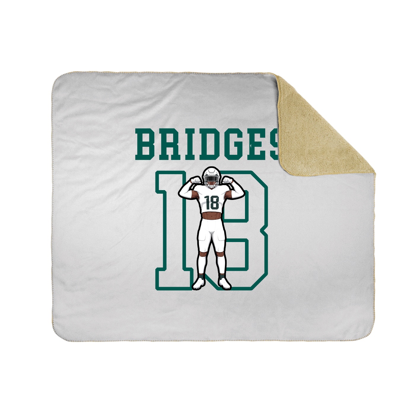 Throw Blanket — Shirsey in White