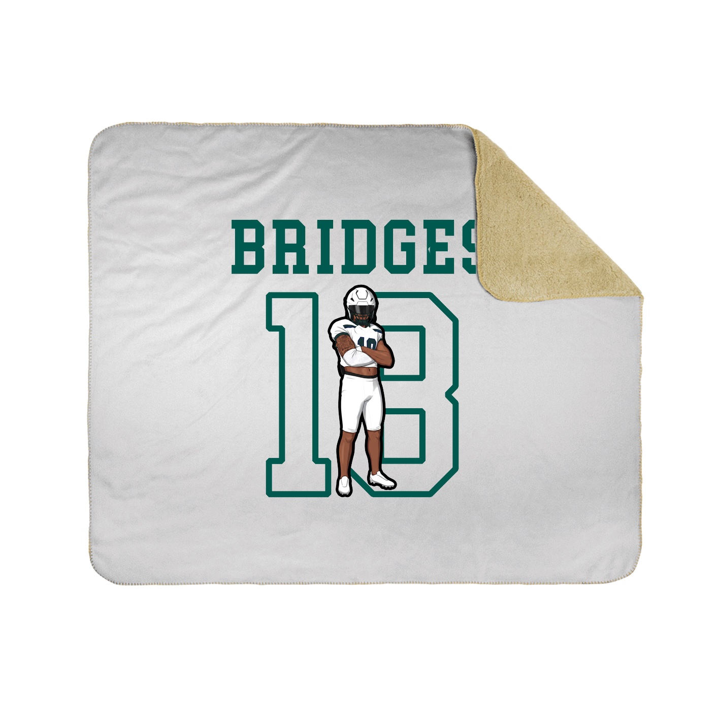 Throw Blanket — Shirsey in White