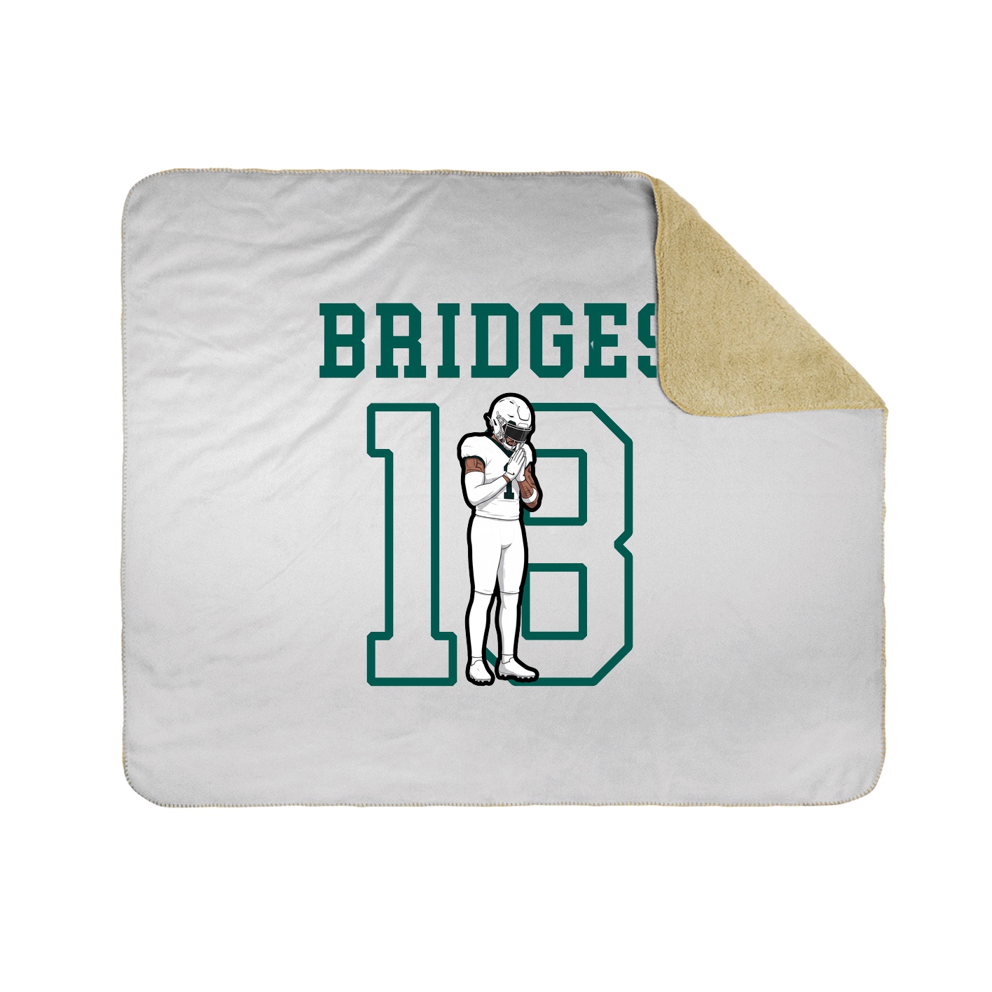 Throw Blanket — Shirsey in White