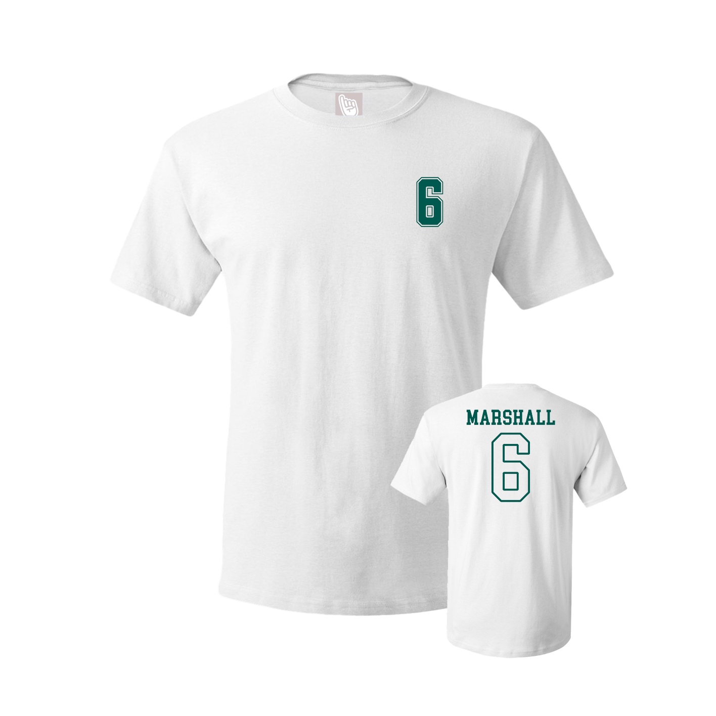 Tee — Chest Back in White