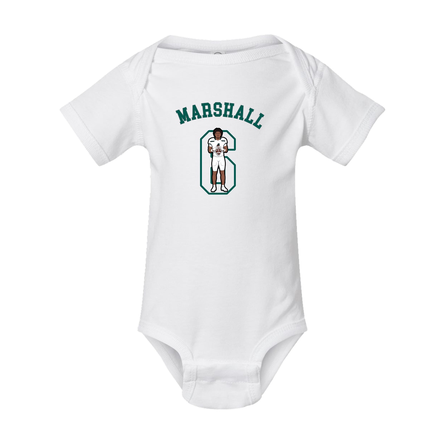 Baby Onesie — Shirsey Arch in White