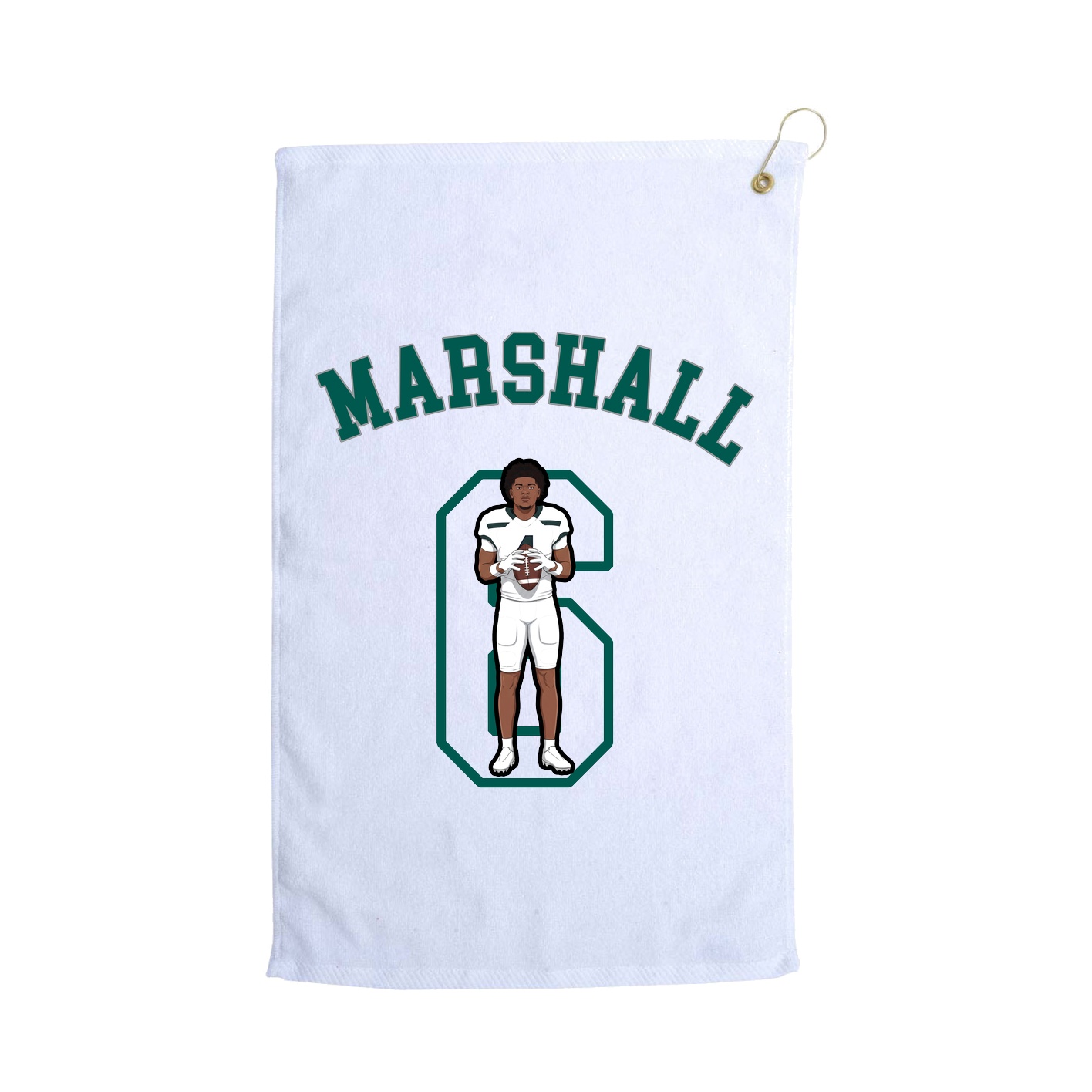 Golf Towel — Shirsey Arch in White