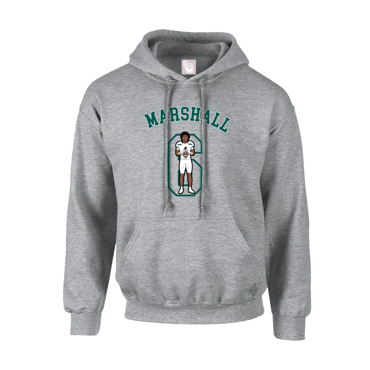 Hoodie — Shirsey Arch in Grey
