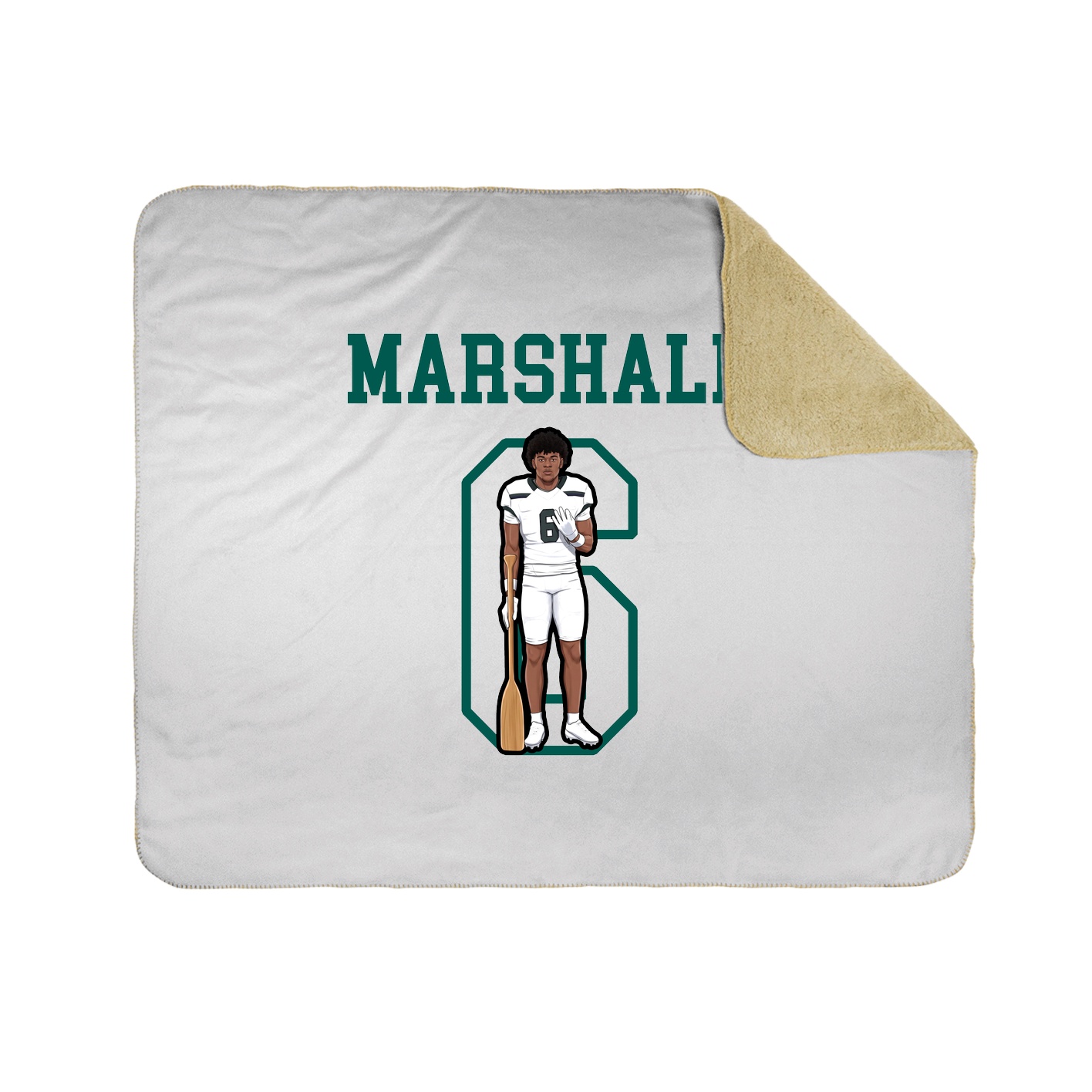 Throw Blanket — Shirsey in White