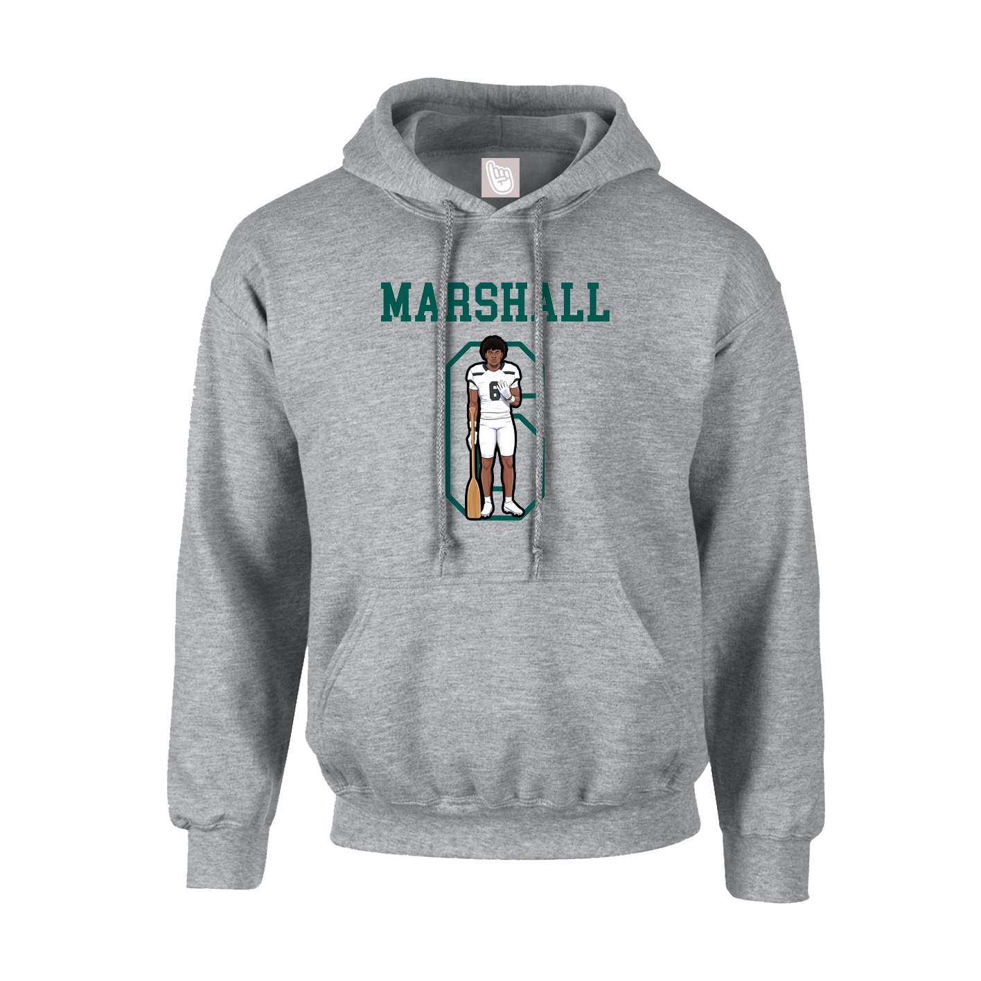 Hoodie — Shirsey in Grey