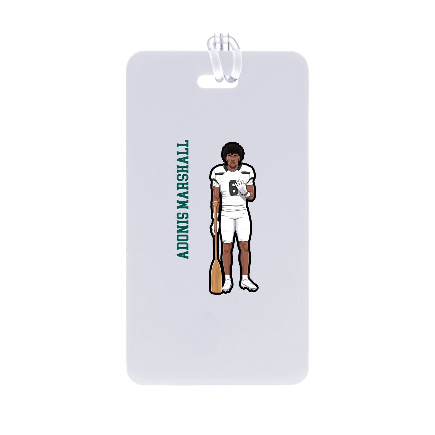 Bag Tag — Name Vertical in Classic