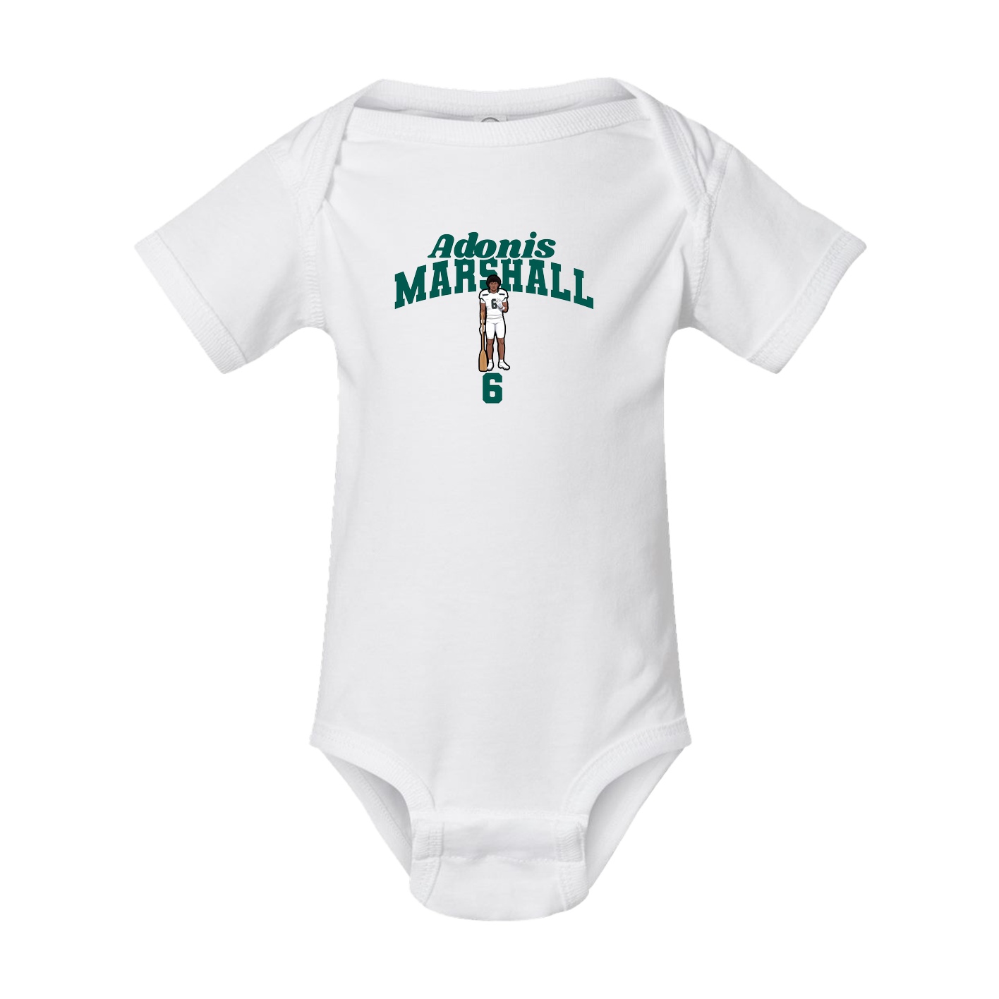 Baby Onesie — Signature Arch in White
