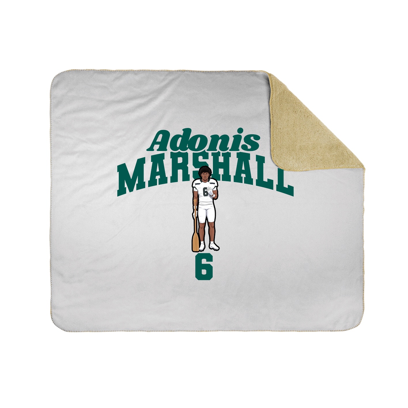 Throw Blanket — Signature Arch in White