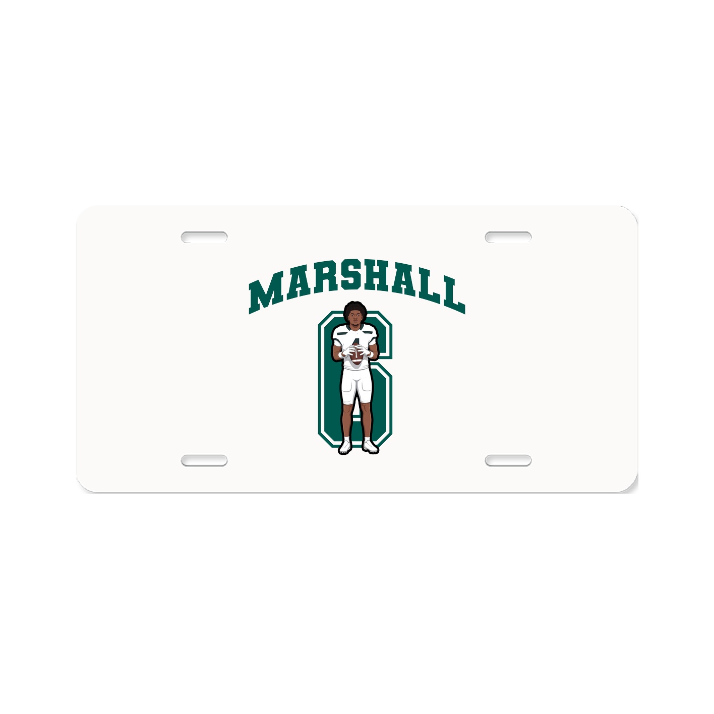 License Plate — Number in Classic