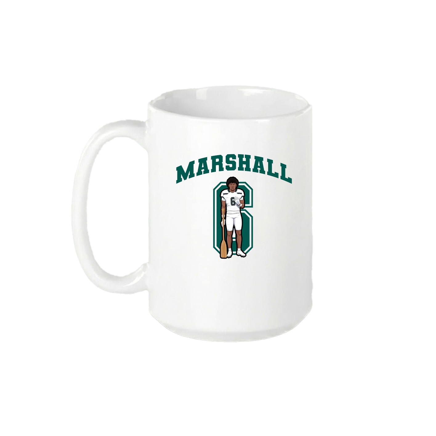 15oz Coffee Mug — Number in White