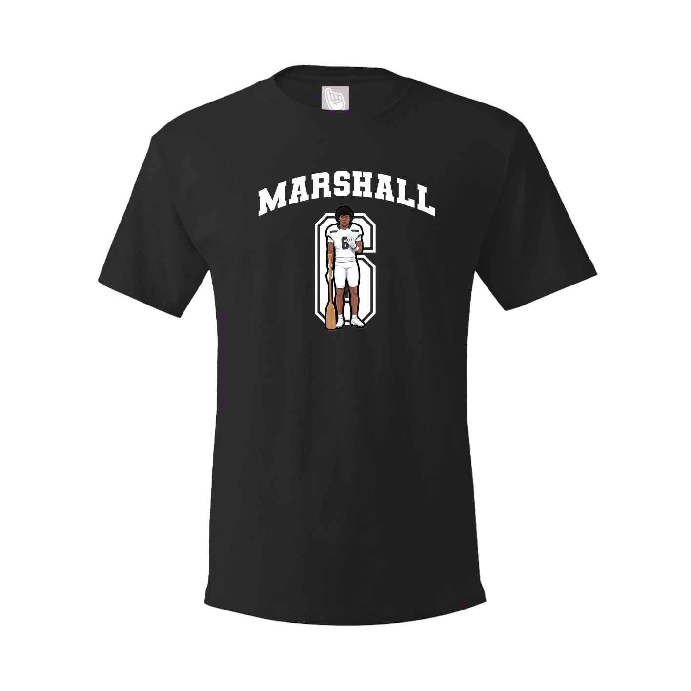 Youth Tee — Number in Black