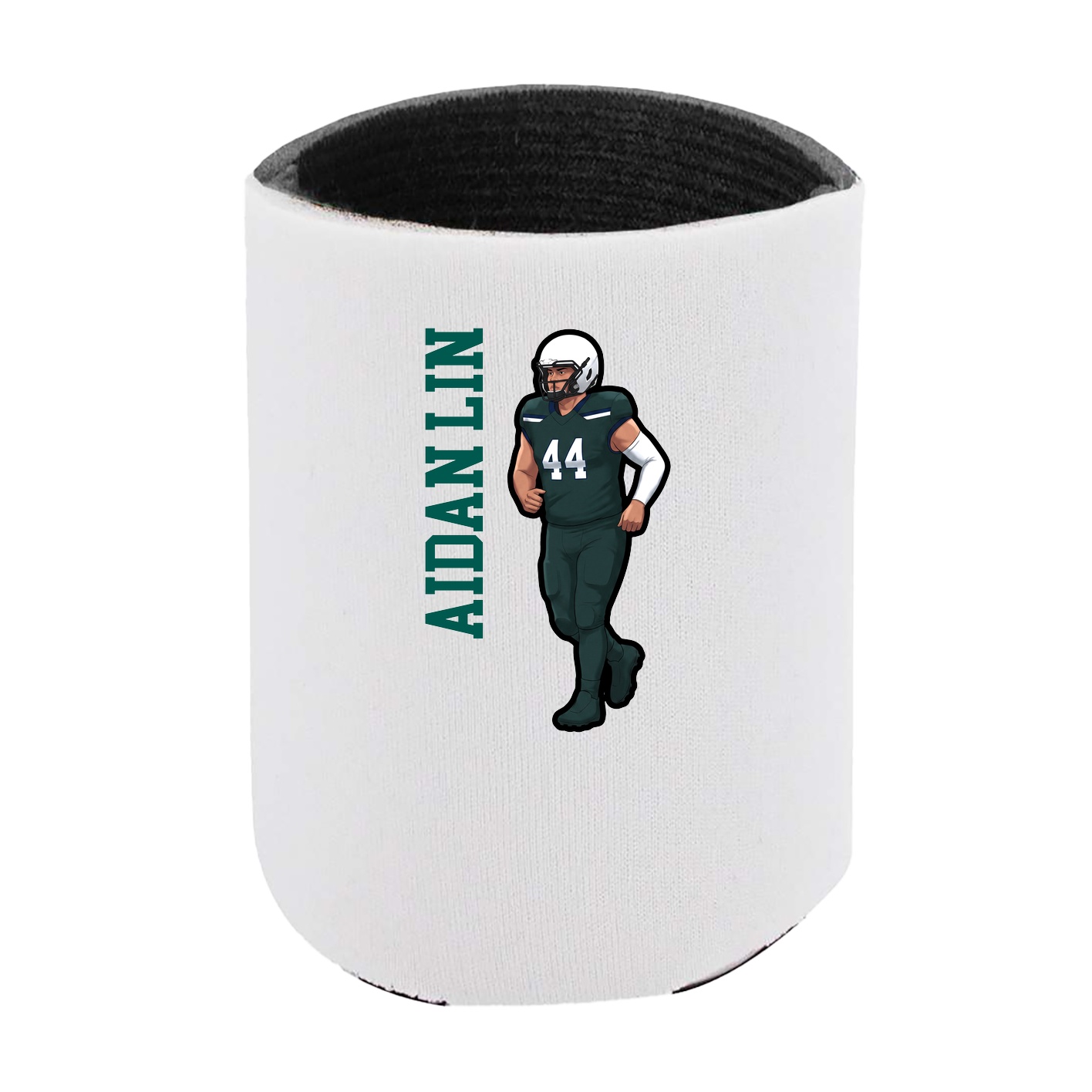 Can Holder — Name Vertical in White