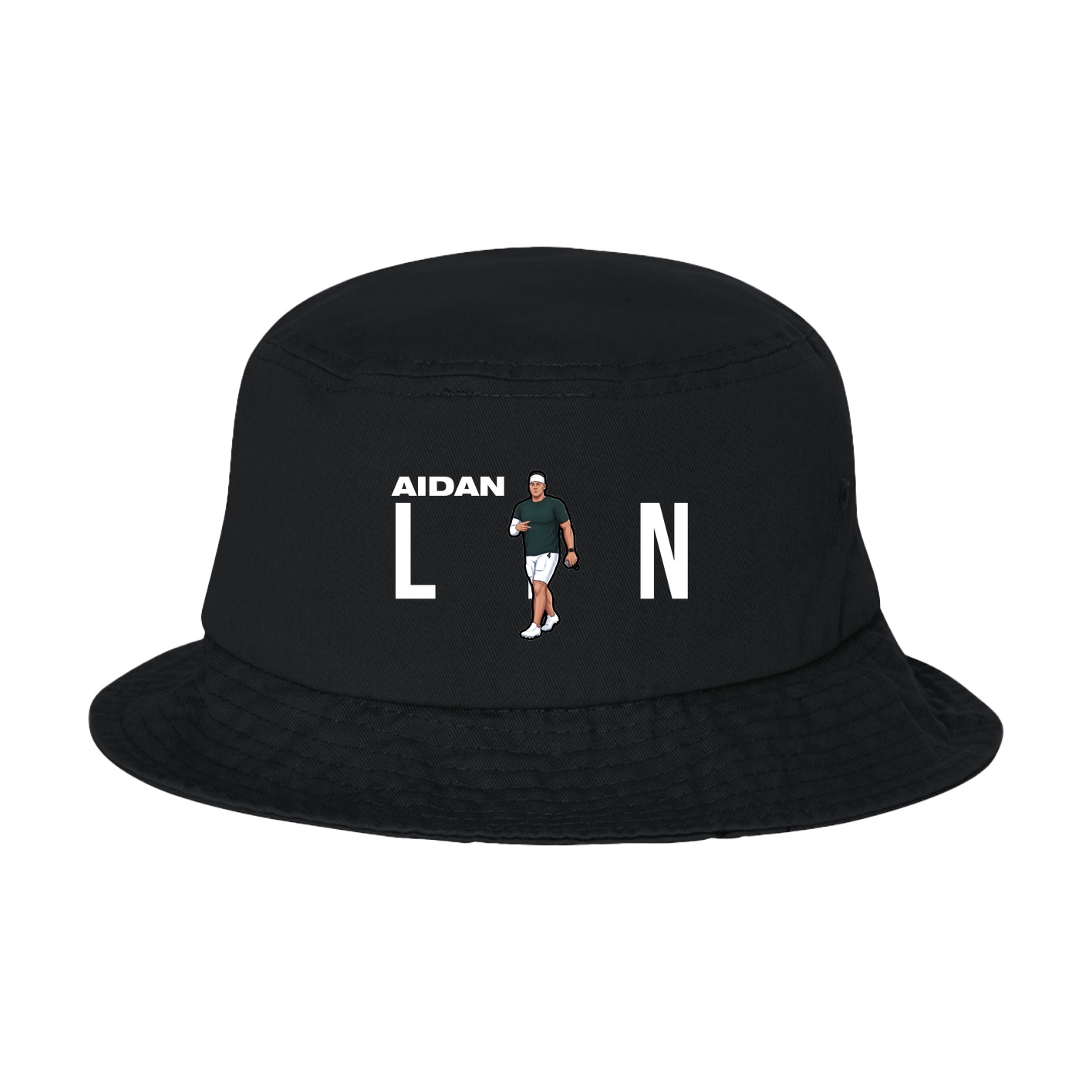 Bucket Cap — Player Name in Black