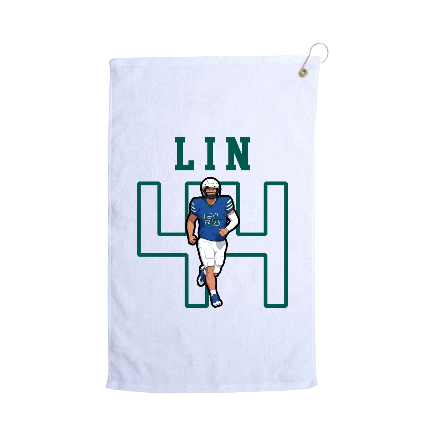Golf Towel — Shirsey in White