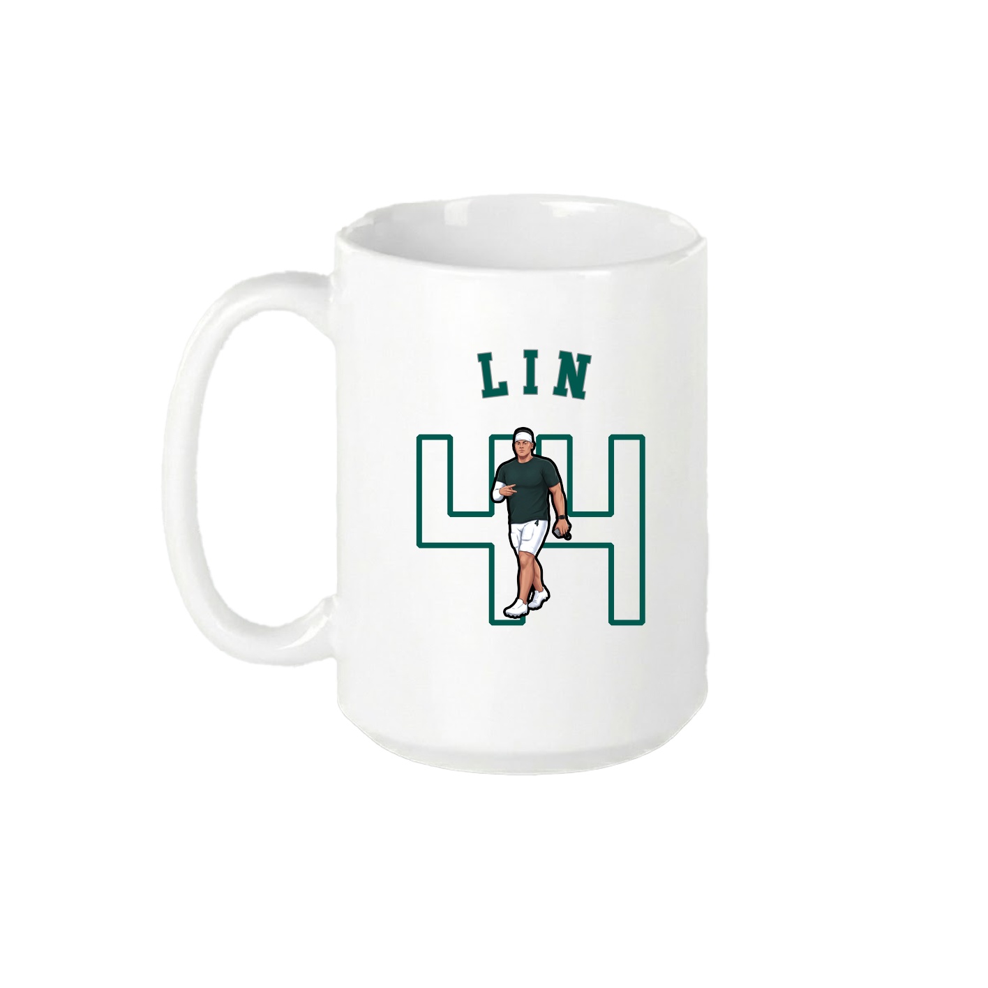 15oz Coffee Mug — Shirsey Arch in White