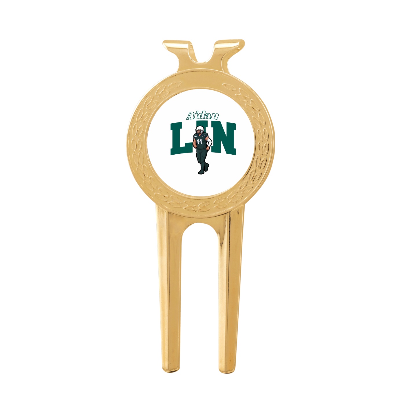 Divot Tool with Ball Marker — Name Arch in Classic
