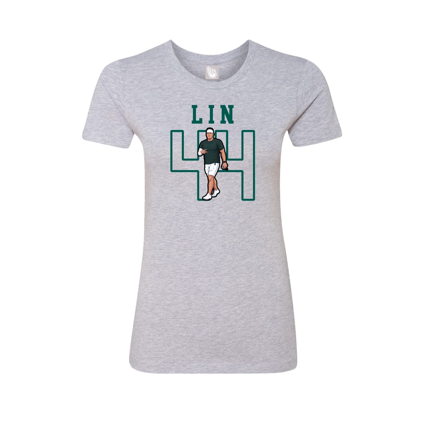 Fitted Women's Tee — Shirsey in Grey
