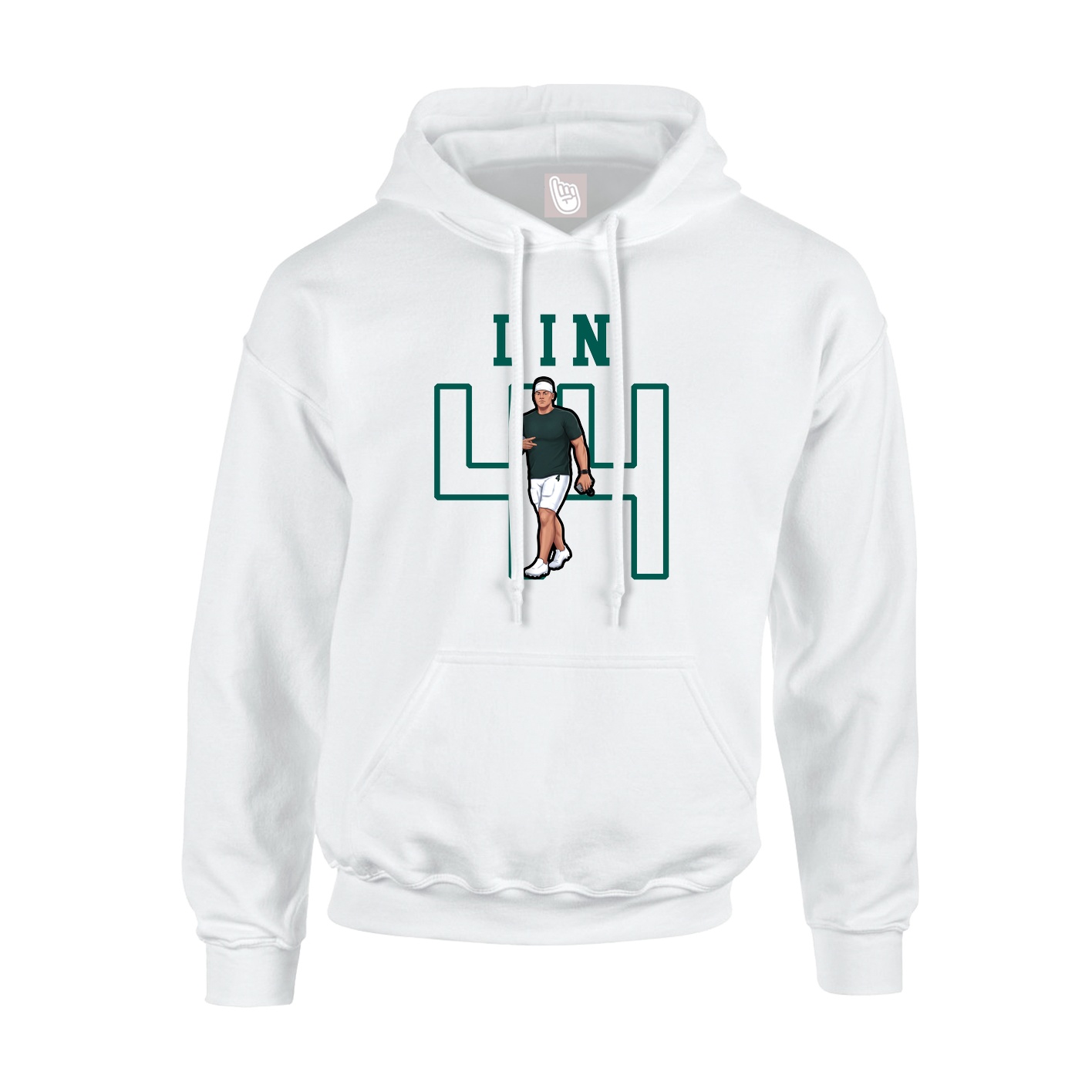 Youth Hoodie — Shirsey in White