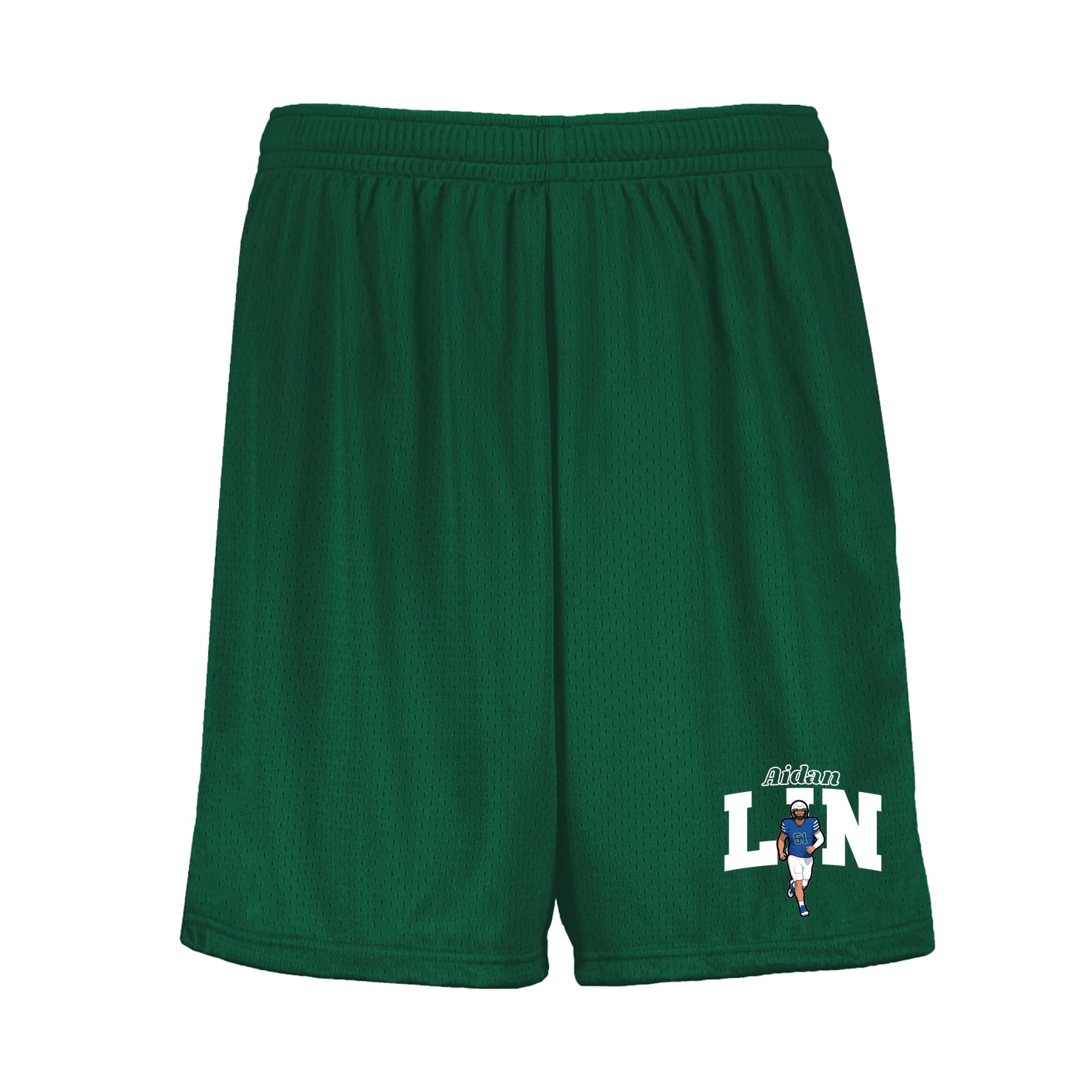 Shorts — Name Arch in Green