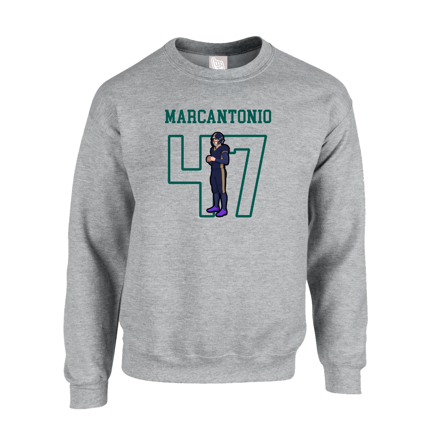 Fleece Crew — Shirsey in Grey