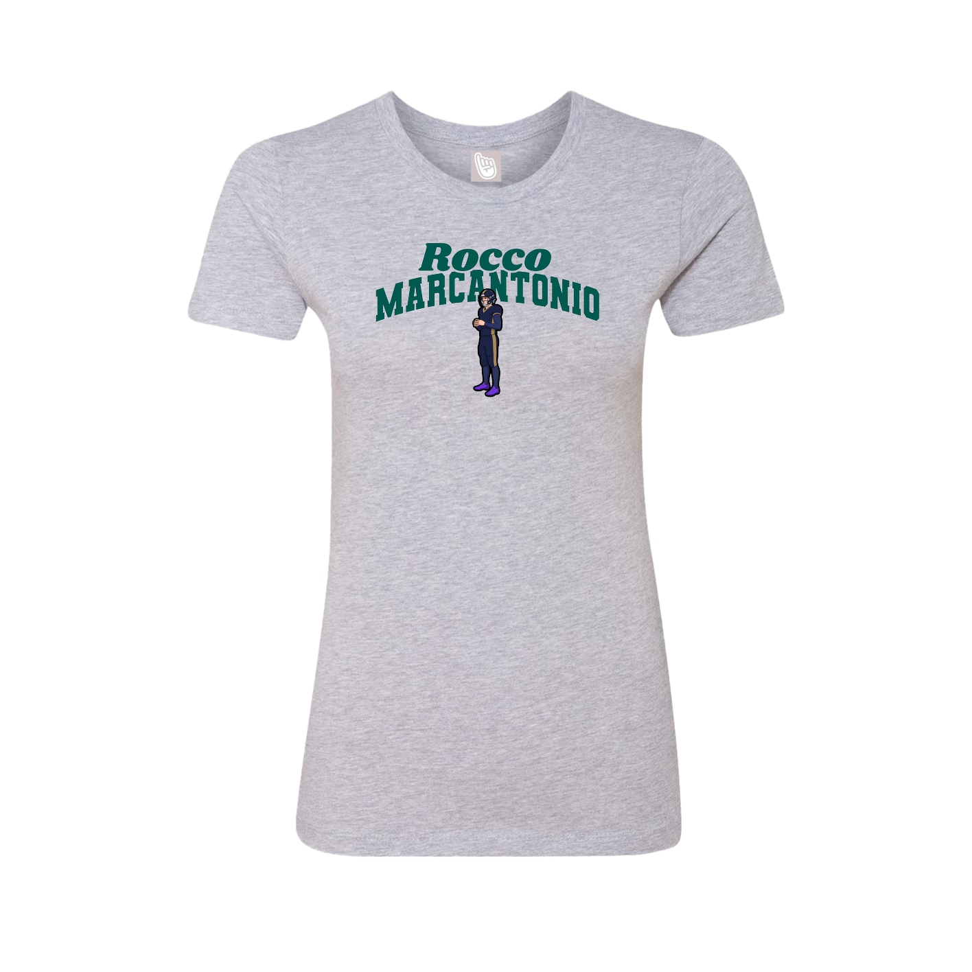 Womens Tee — Signature Arch in Grey