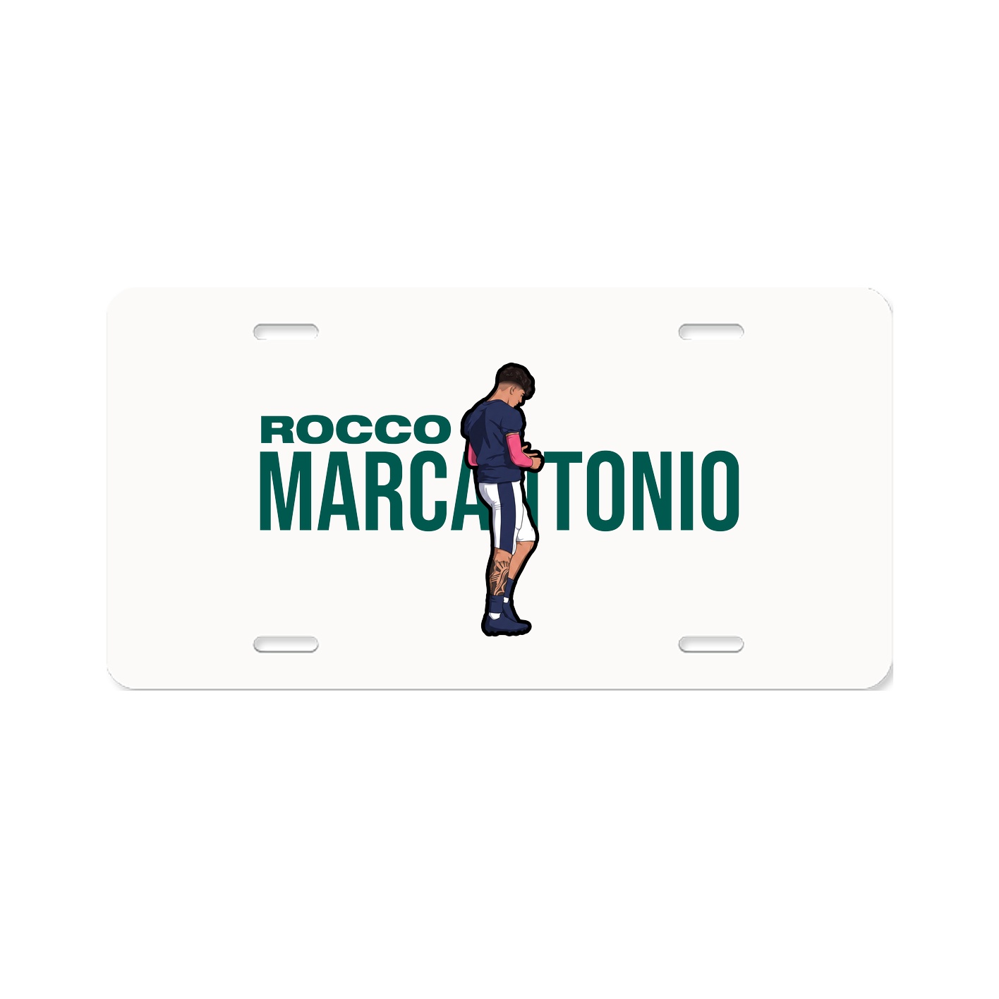 License Plate — Player Name in Classic