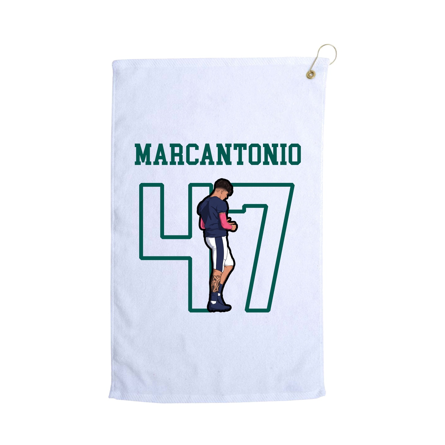 Golf Towel — Shirsey in White