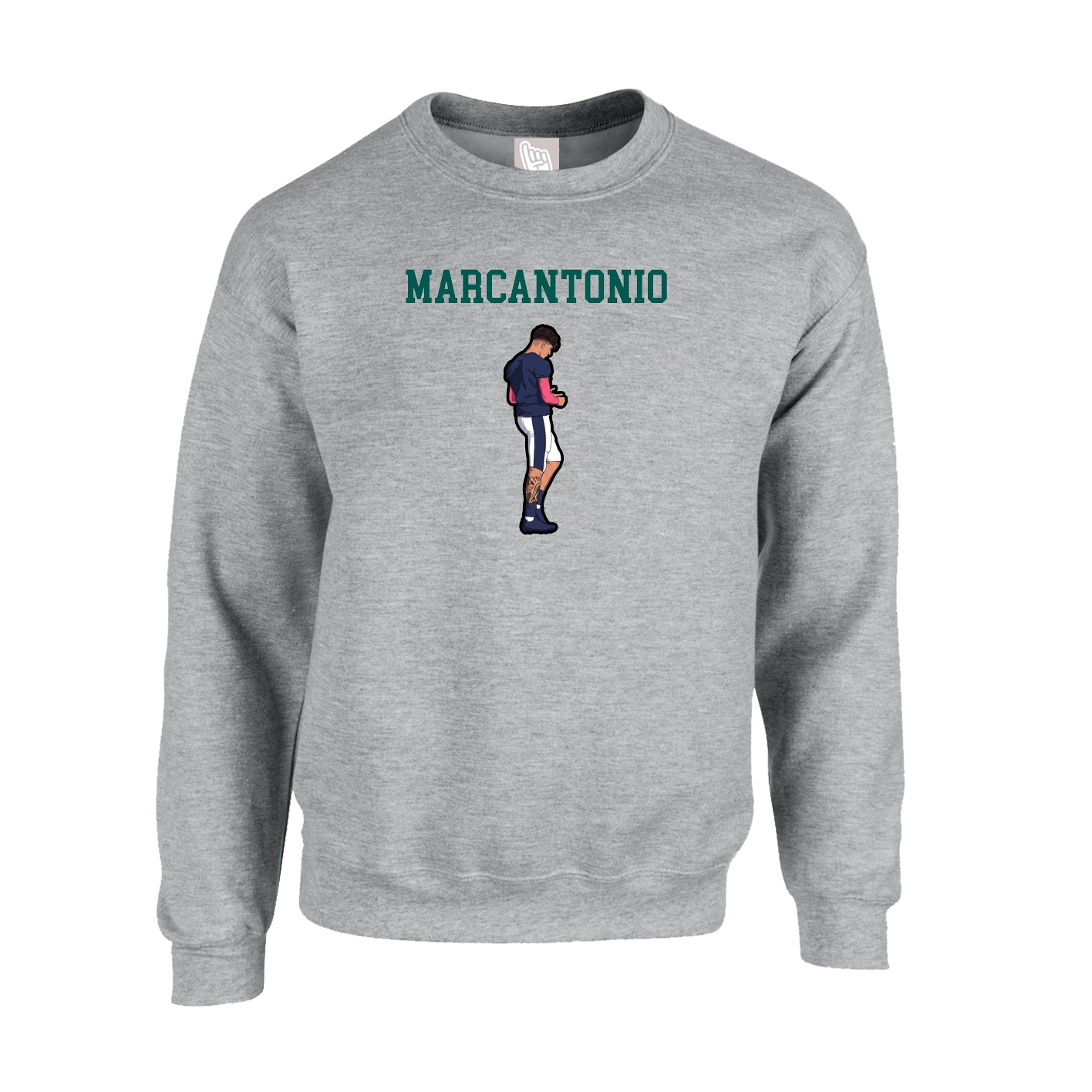 Fleece Crew — Shirsey in Grey