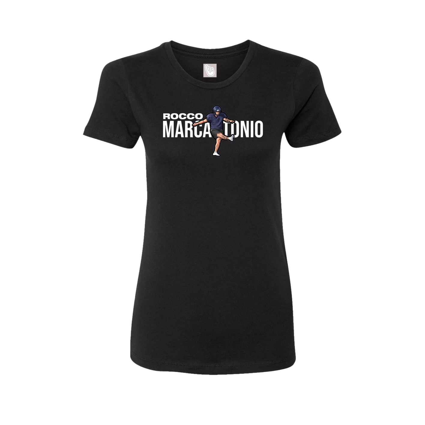 Womens Tee — Player Name in Black