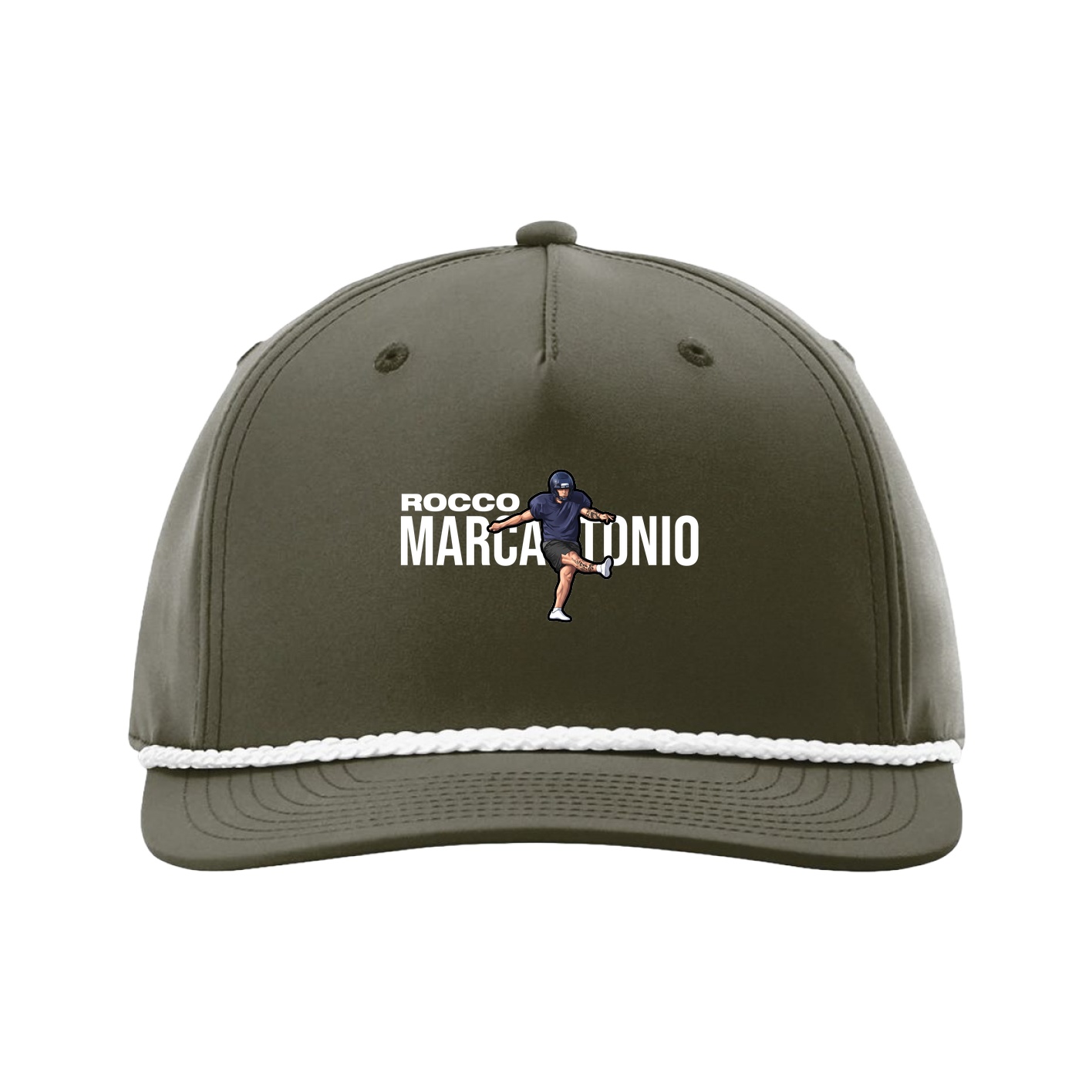 Five-Panel Classic Rope Cap — Player Name in Green