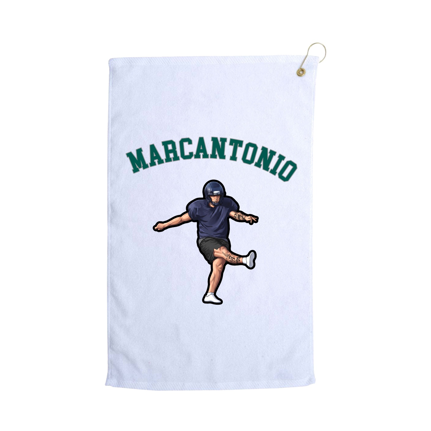 Golf Towel — Shirsey Arch in White