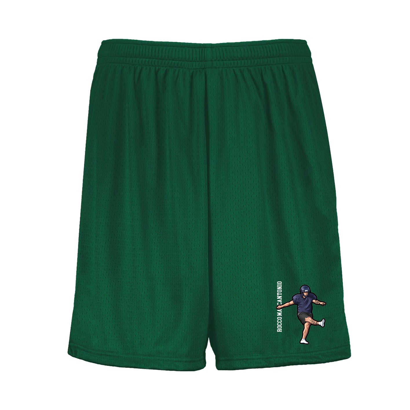 Shorts — Name Vertical in Green