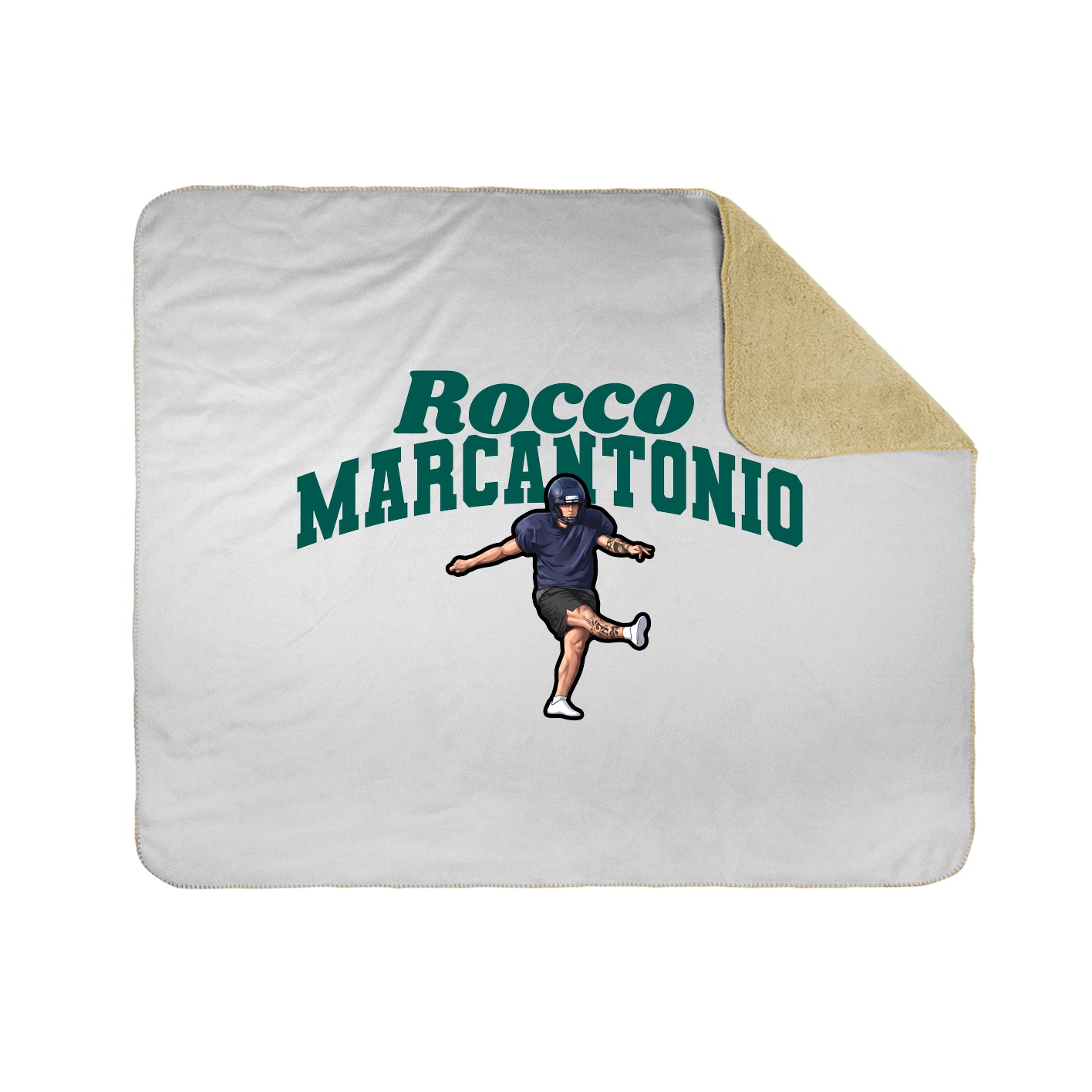 Throw Blanket — Signature Arch in White