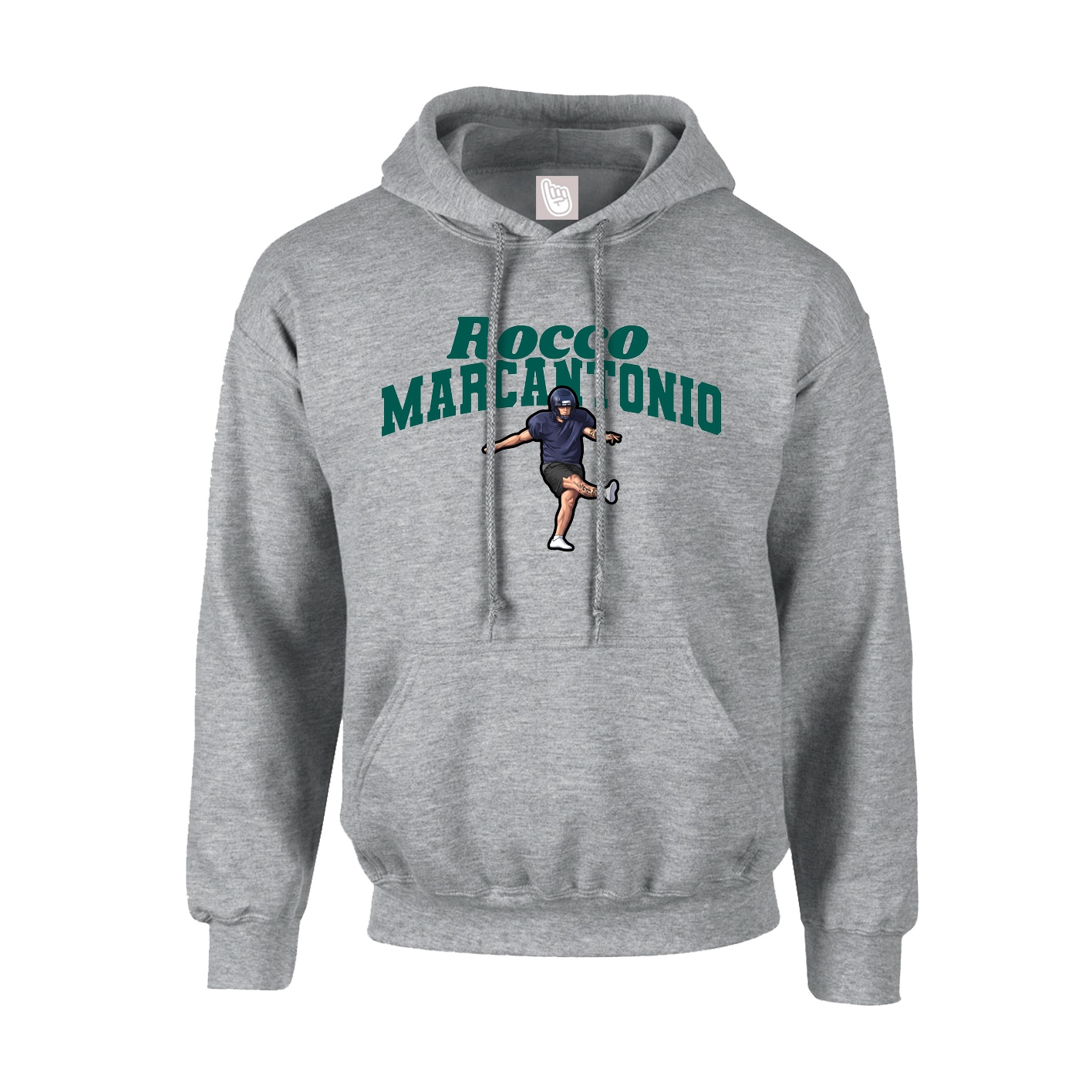 Hoodie — Signature Arch in Grey