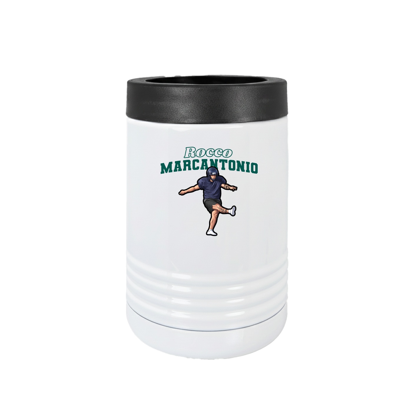Beverage Holder — Name Arch in White
