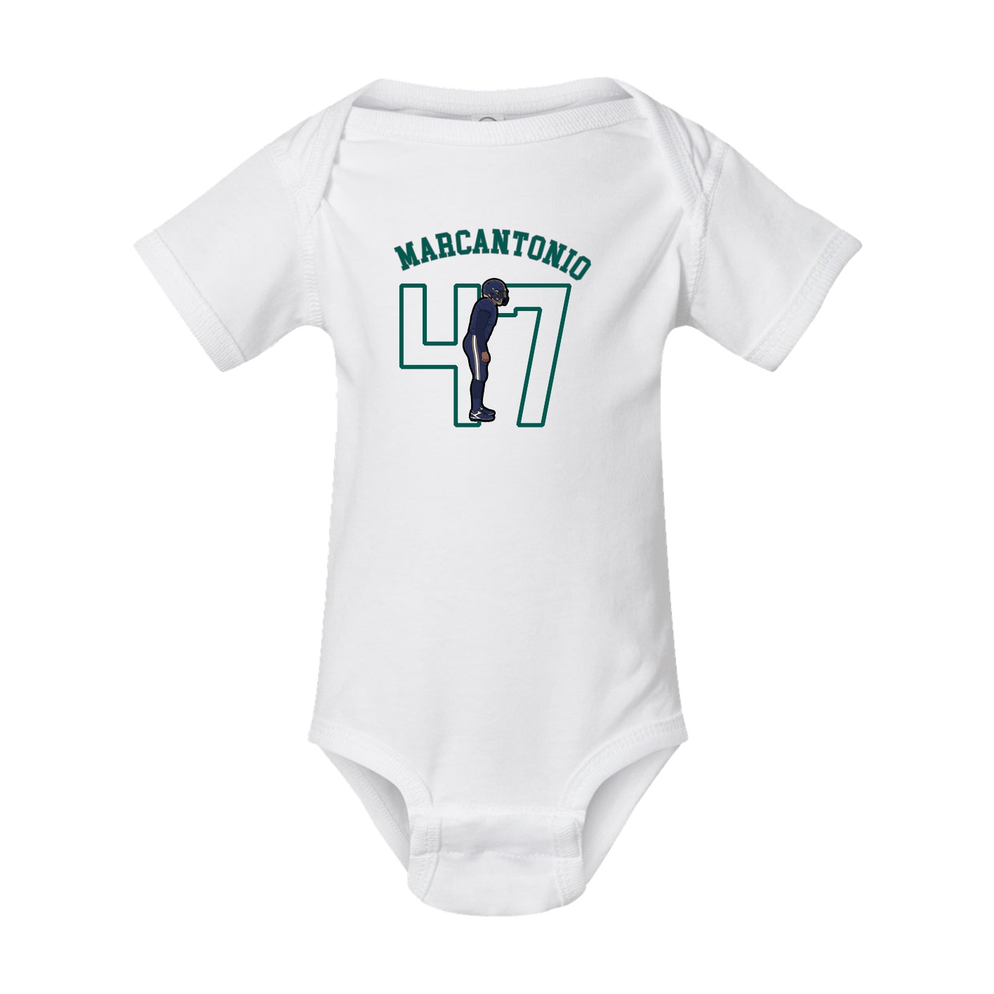 Baby Onesie — Shirsey Arch in White