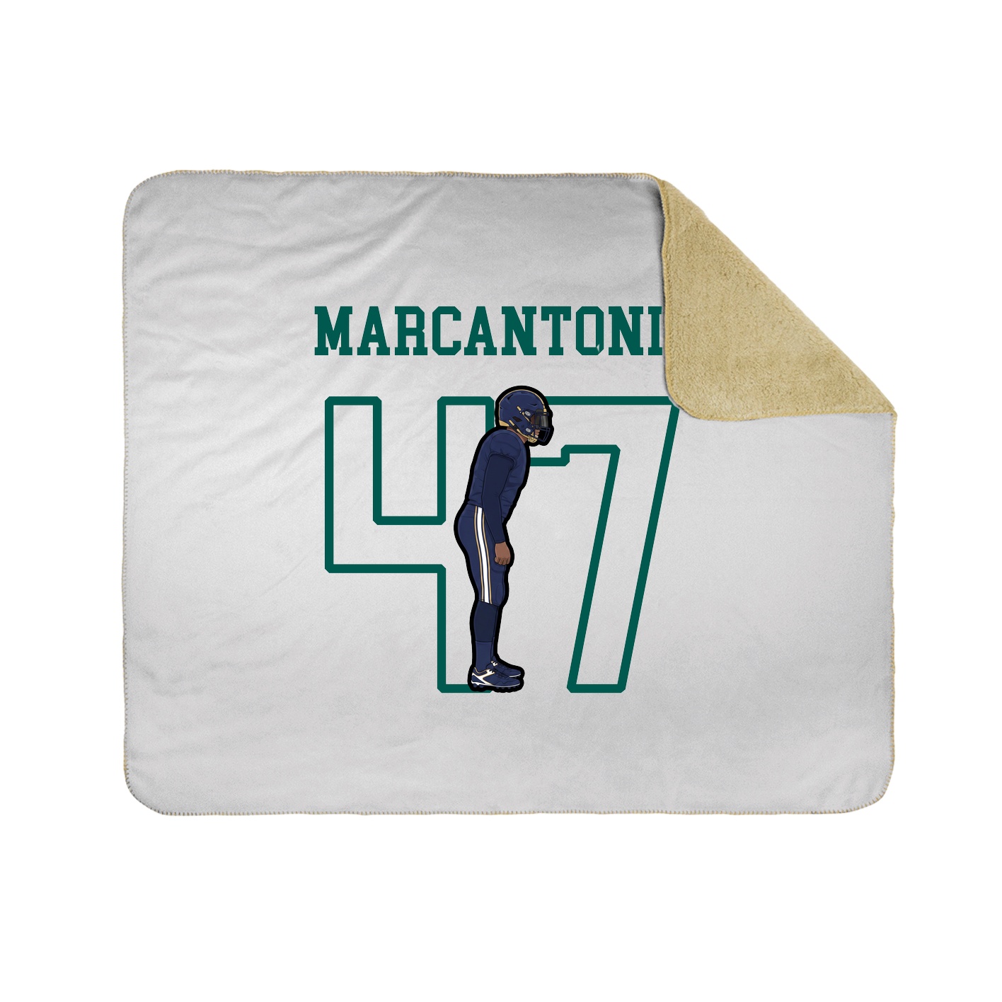 Throw Blanket — Shirsey in White