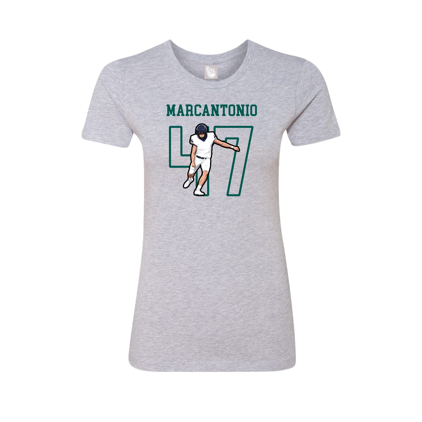 Fitted Women's Tee — Shirsey in Grey