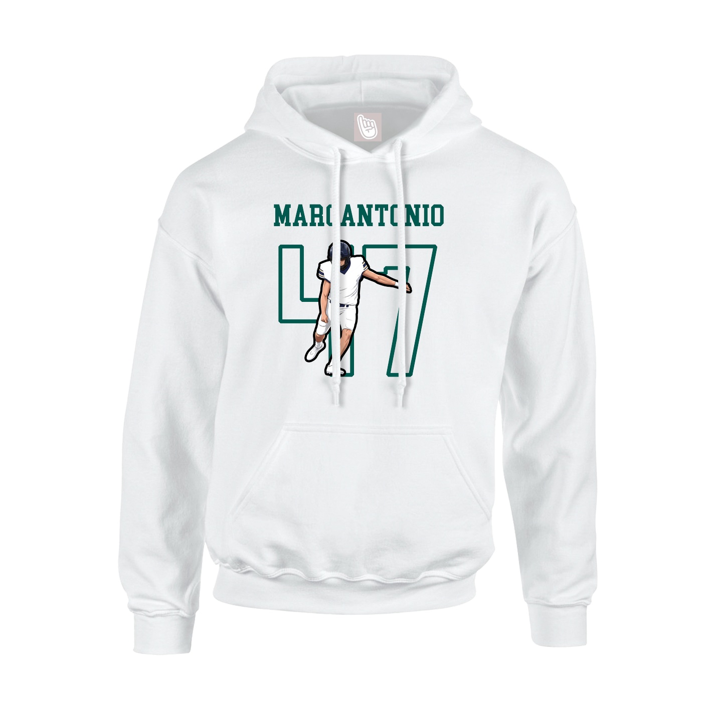 Youth Hoodie — Shirsey in White
