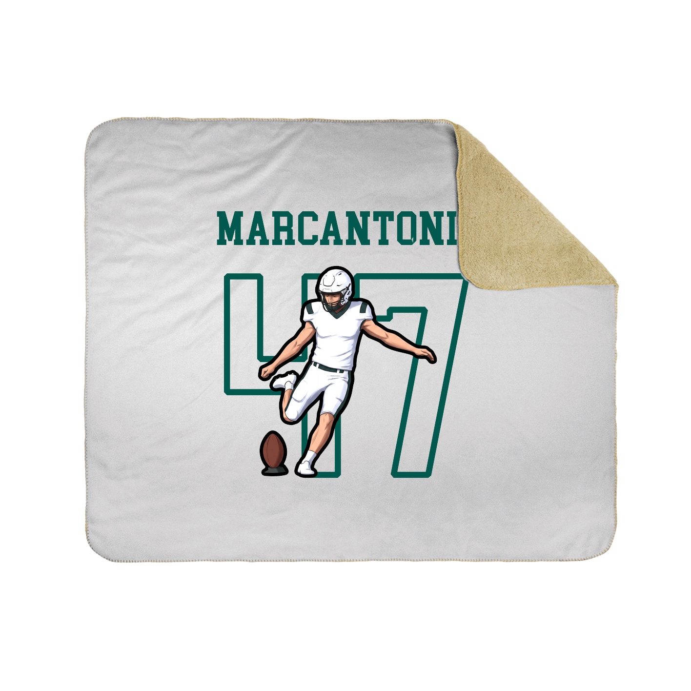 Throw Blanket — Shirsey in White
