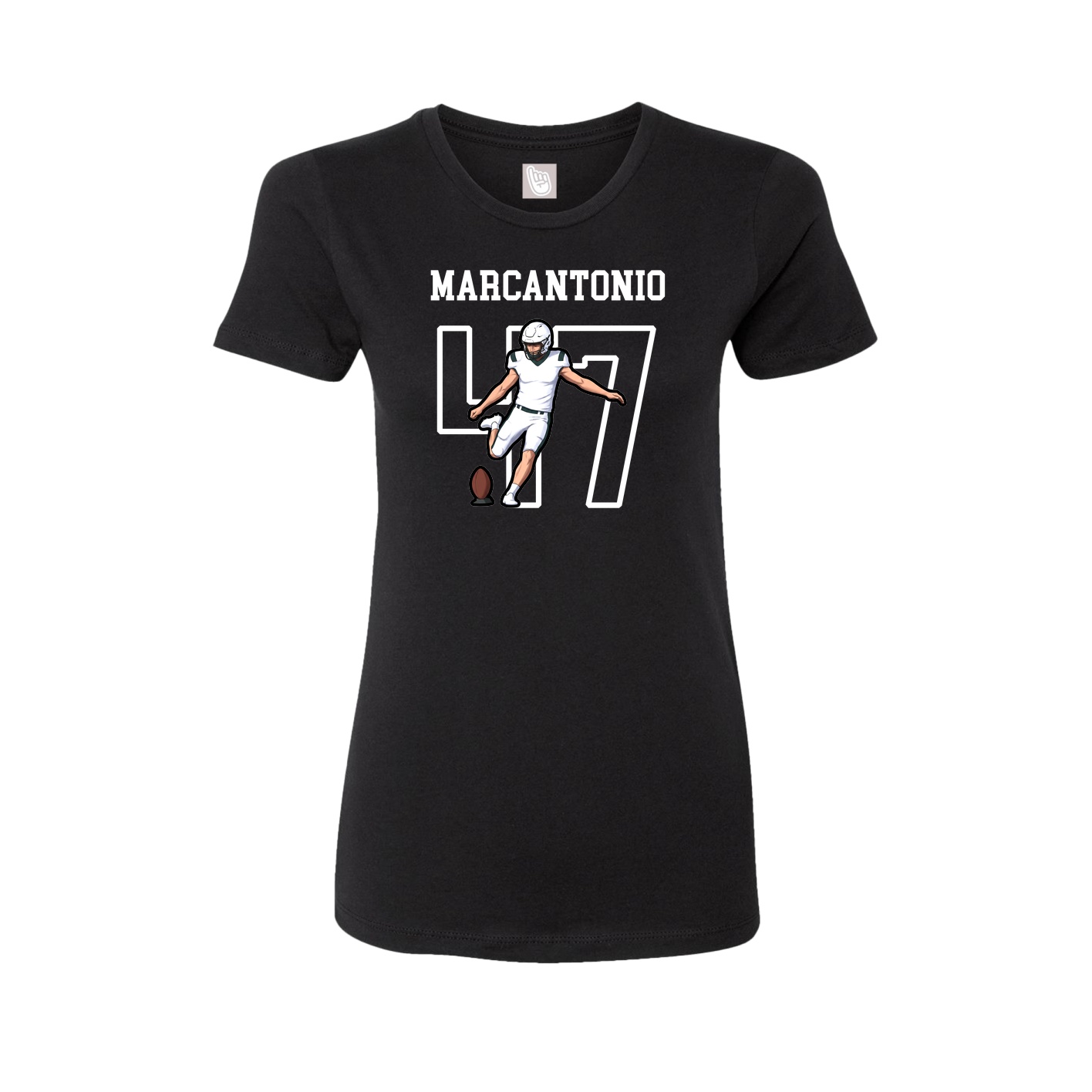 Fitted Women's Tee — Shirsey in Black