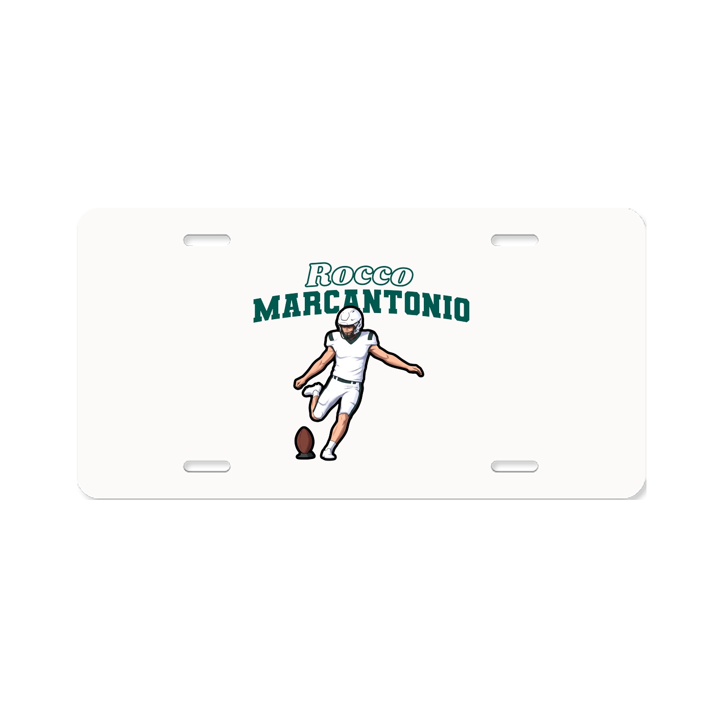 License Plate — Name Arch in Classic